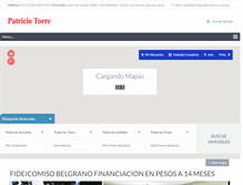 Tablet Screenshot of patriciotorre.com.ar